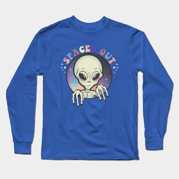 Spaced Out Long Sleeve T-Shirt by KayBee Gift Shop